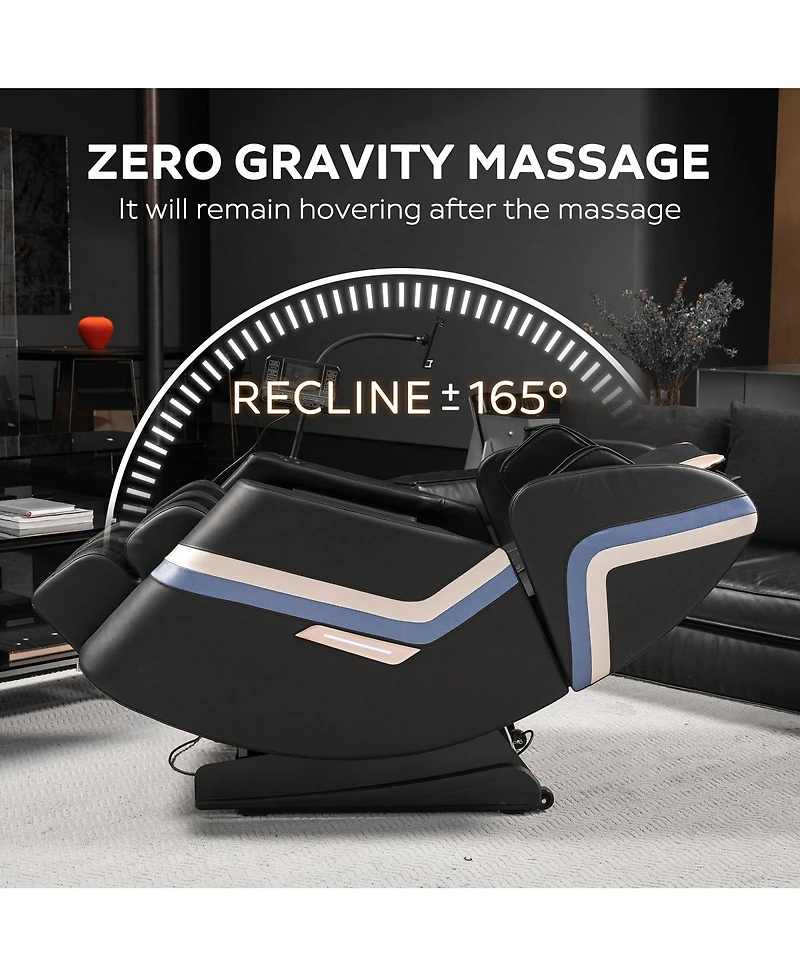 Streamdale Furniture Zero Gravity Full Body Massage Chair Recliner with Heat and Air Pressure