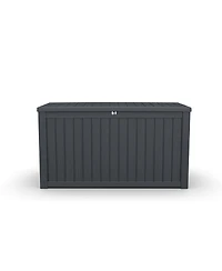 Zeny 180 Gallon Large Outdoor Storage Xxl Deck Box for Patio Furniture, Garden Tools and Sports/Pools Equipment, Waterproof Resin, Lockable