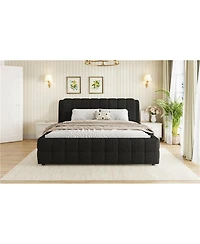 Streamdale Furniture King Size Upholstered Platform Bed