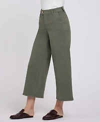 Nydj Women's Mona Wide-Leg Trouser Ankle Jeans