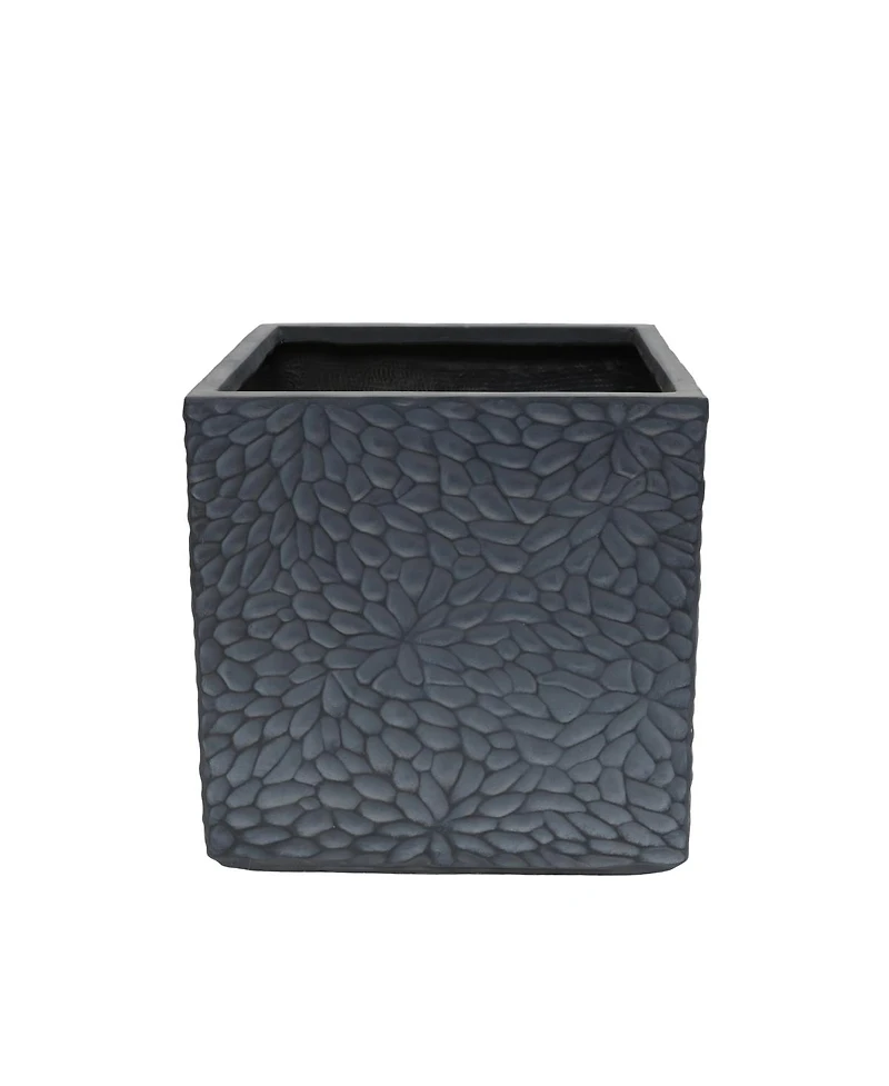 Streamdale Furniture 4-Piece Square Magnesium Oxide Planter Set Indoor/Outdoor