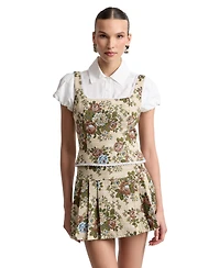 Avec Les Filles Women's Square Neck Top
