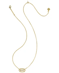 Kendra Scott Elisa Nyc 14k Gold-Plated Short Pendant Necklace