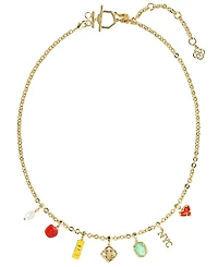Kendra Scott Nyc Icon Freshwater Pearl & Imitation Charm Necklace