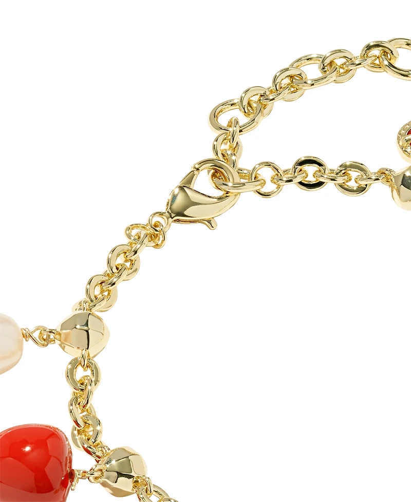 Kendra Scott Nyc Icon Freshwater Pearl & Imitation Charm Bracelet