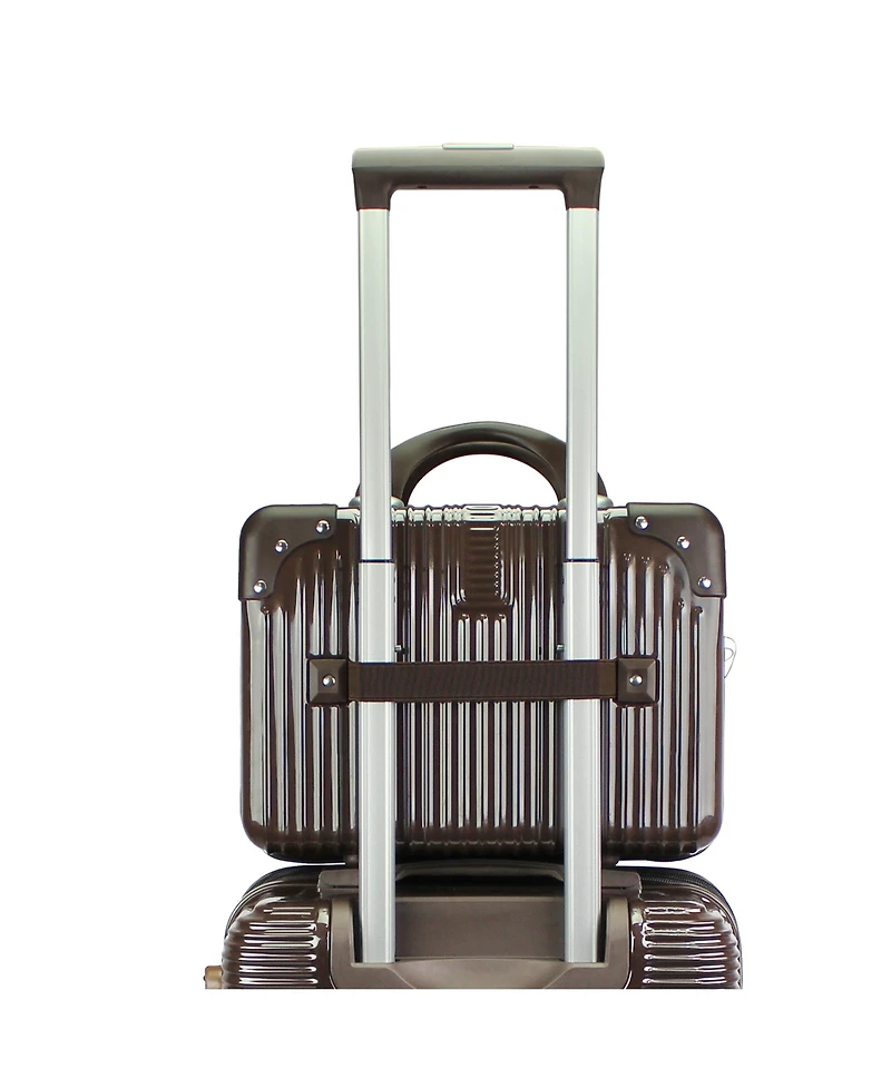 World Traveler Chariot Hardside Cosmetic Case With Shoulder Strap For Women