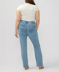 Silver Jeans Co. Plus Elyse Mid-Rise Bootcut