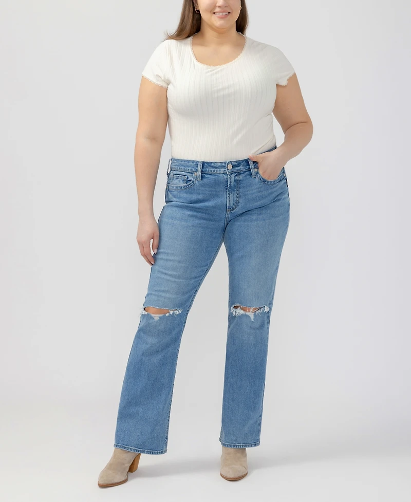 Silver Jeans Co. Plus Suki Mid-Rise