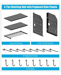 Xdovet Power Tool Storage Rack Wall-Mounted Drill Holder