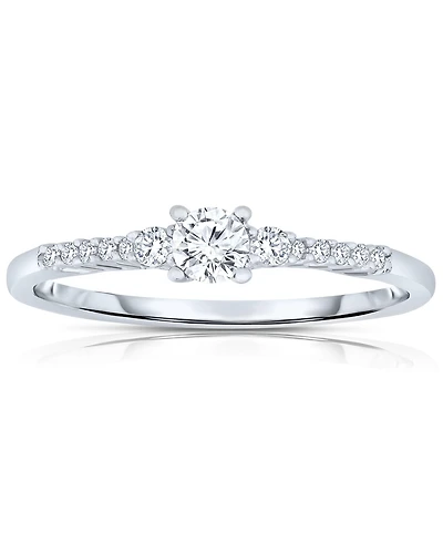 Sterling Silver Cubic Zirconia Statement Ring