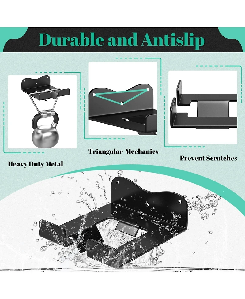 Xdovet Weed Eater Hanger Trimmer Rack Wall Mount Tool Holder