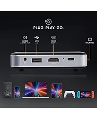 Kodak Luma 150 Pico Projector, Rechargeable Ultra Mini Projector with Overhead Tripod & Case