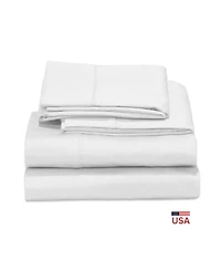 800 Thread Count Heavyweight Cotton Flat Sheet Only Usa, Queen
