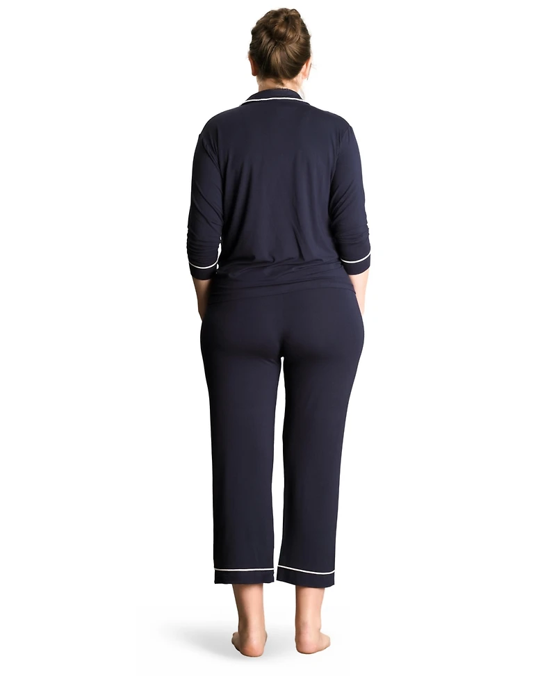 Nom Maternity Heart On My Sleeve Pajama Set