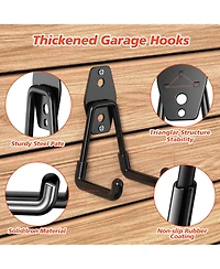 Xdovet Heavy Duty Steel Wall Mount Hangers for Garage Storage