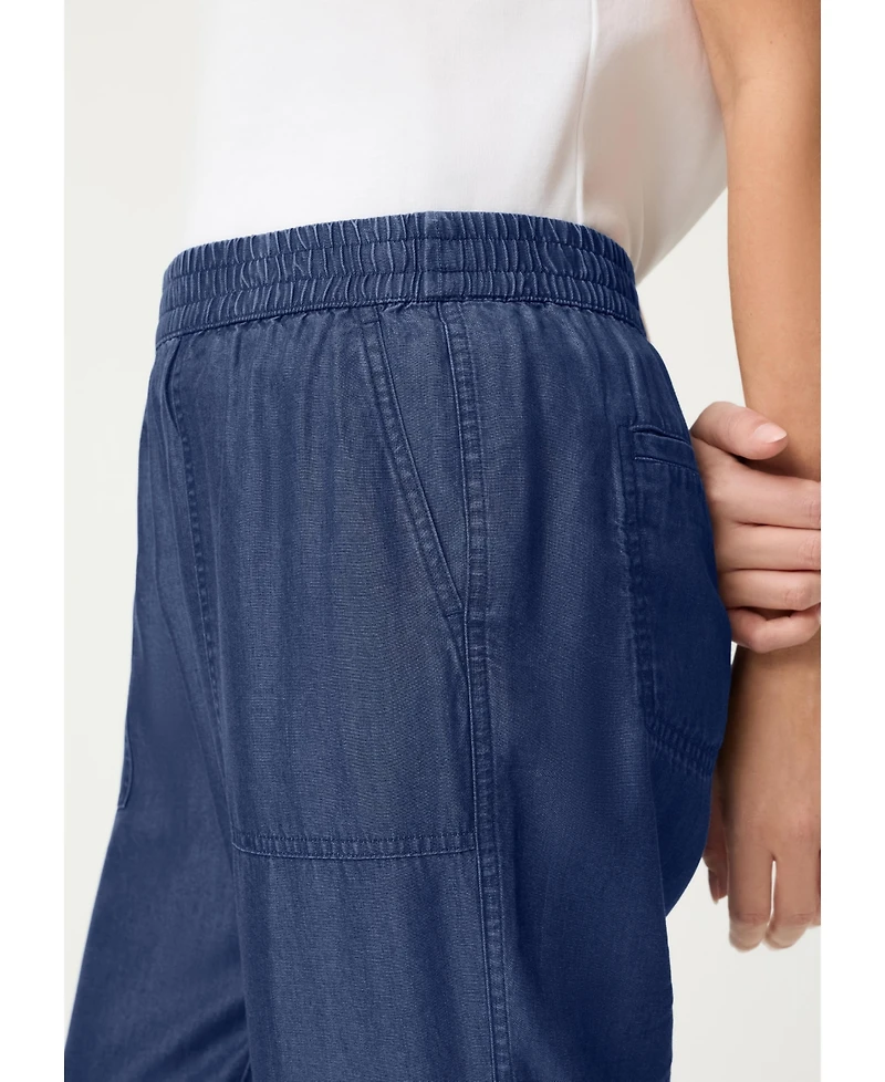 Olsen Women's Soft Denim-Look Pant