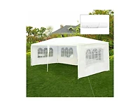 Clihome 10 x 20 Feet Outdoor Party Wedding Canopy Tent with Removable Walls and Carry Bag