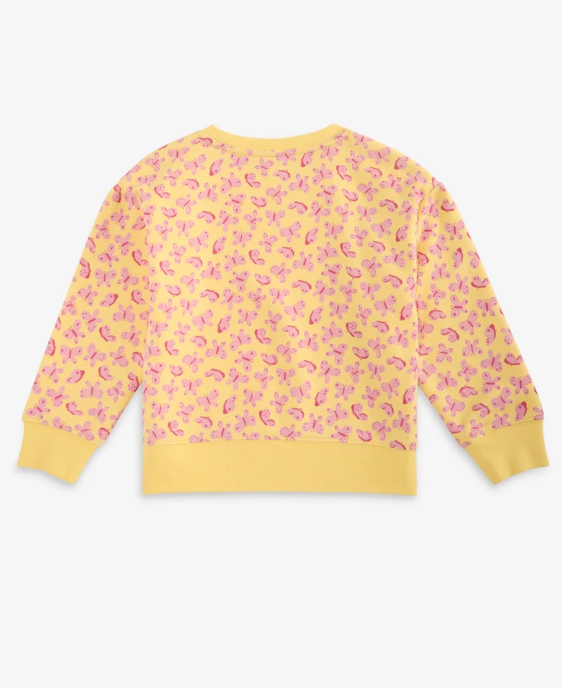 Epic Threads Girls' 12M-5T Butterfly-Print Sweatshirt, Macy's Exclusive