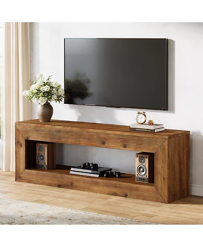 Tribesigns 47" Solid Wood Tv Stand For 32/43/55" Tvs