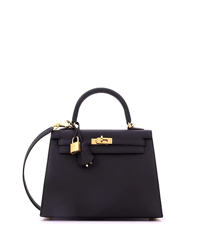 Pre-Owned HERMES Kelly Handbag Epsom with Gold Hardware