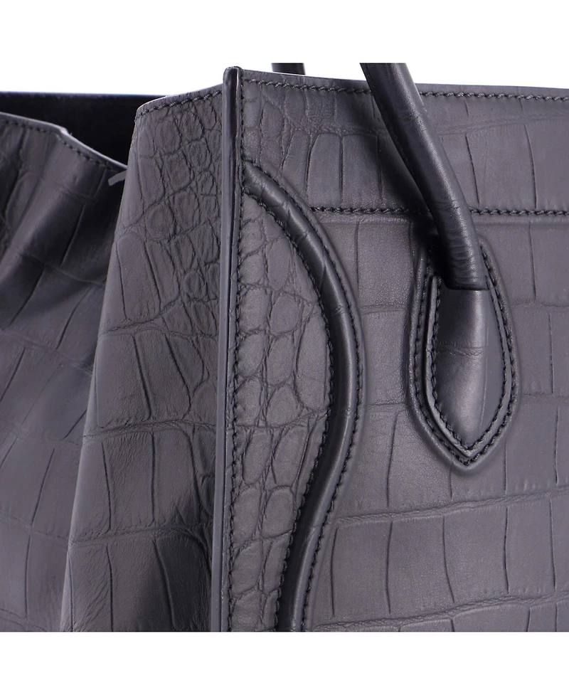 Pre-Owned Celine Medium Phantom Bag Embossed Leather