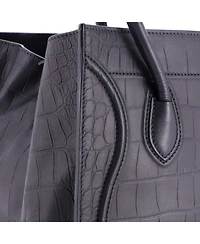 Pre-Owned Celine Medium Phantom Bag Embossed Leather