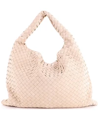 Pre-Owned Bottega Veneta Large Hop Hobo Intrecciato Suede