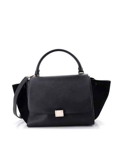 Pre-Owned Celine Medium Trapeze Bag Leather