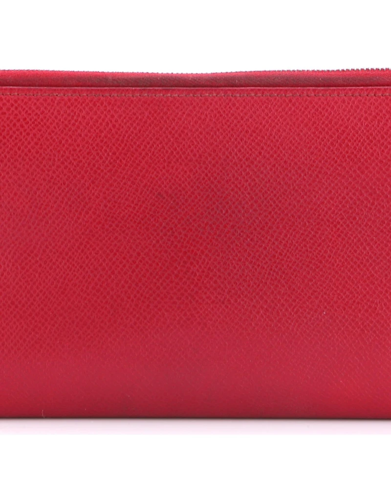 Pre-Owned HERMES Long Azap Zip Around Wallet Silk'in Epsom