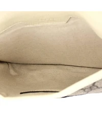 Pre-Owned Gucci Ophidia Flap Belt Bag Gg Coated Canvas with Leather