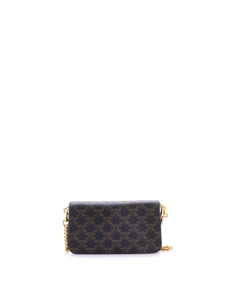 Pre-Owned Celine Multipochette Flap Bag Triomphe Coated Canvas