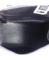 Pre-Owned Balenciaga Hourglass Top Handle Bag Leather