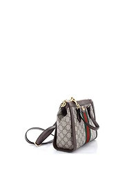 Pre-Owned Gucci Small Ophidia Top Handle Tote Gg Coated Canvas
