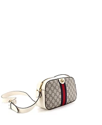 Pre-Owned Gucci Small Ophidia Camera Shoulder Bag Gg Coated Canvas with Leather