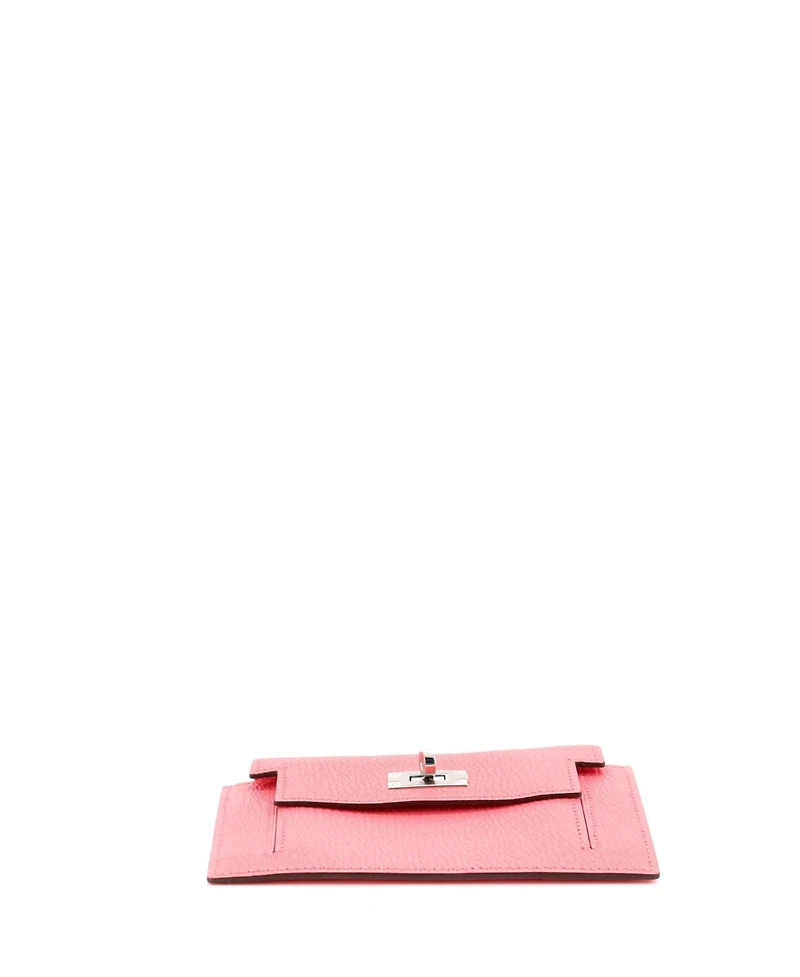 Pre-Owned HERMES Kelly Pocket Compact Wallet Chevre Mysore