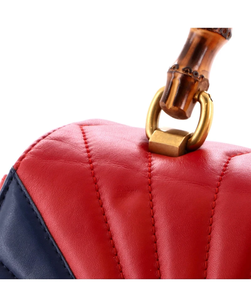 Pre-Owned Gucci Small Queen Margaret Backpack Multicolor Quilted Leather