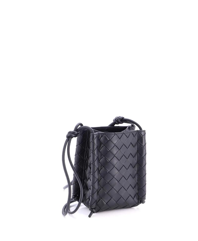 Pre-Owned Bottega Veneta Mini The Knot Bag Intrecciato Nappa