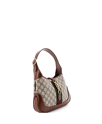Pre-Owned Gucci Small Jackie 1961 Hobo Gg Coated Canvas