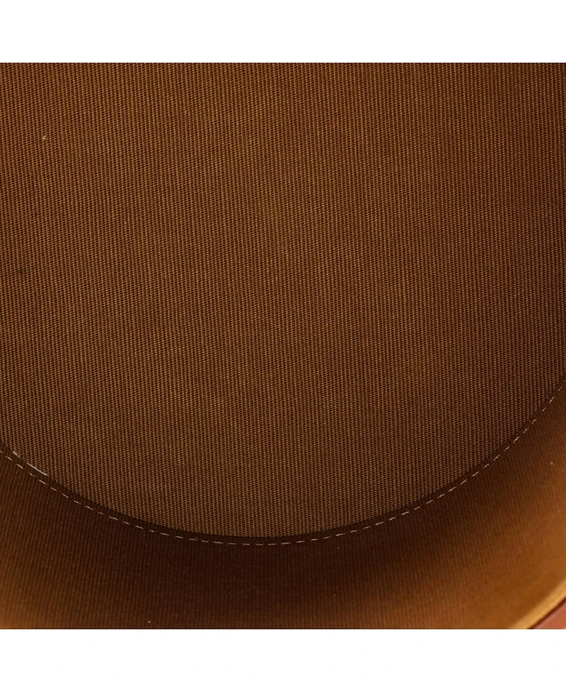 Pre-Owned Celine Medium Tambour Bag Triomphe Coated Canvas