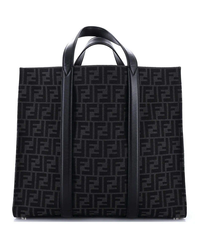 Pre-Owned Fendi Large Shopper Tote Zucca Canvas