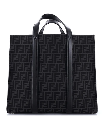 Pre-Owned Fendi Large Shopper Tote Zucca Canvas