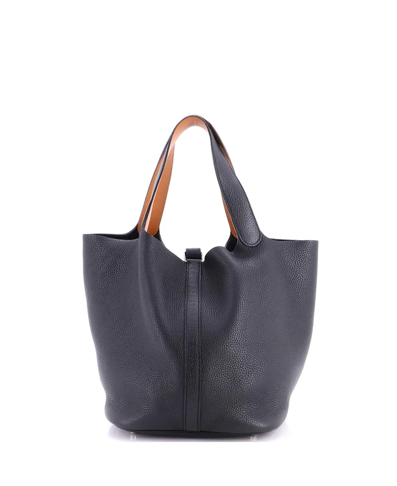 Pre-Owned HERMES Gm Eclat Picotin Lock Bag Clemence
