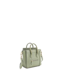 Pre-Owned Celine Nano Luggage Bag Grainy Leather