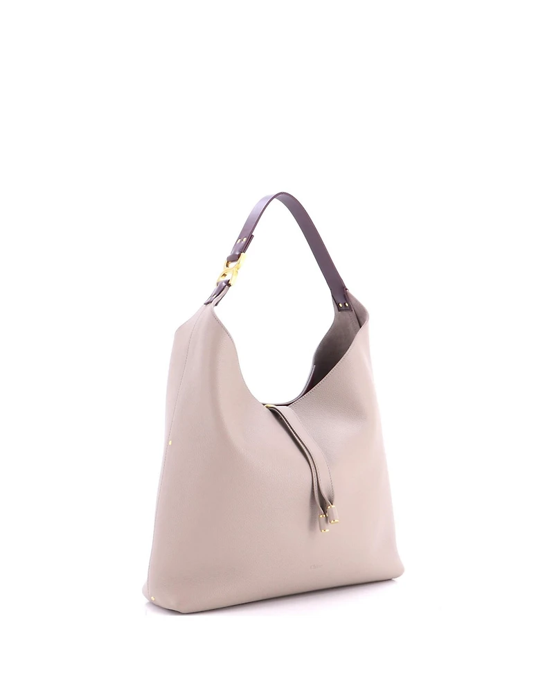Pre-Owned Chloe Marcie Nm Hobo Leather