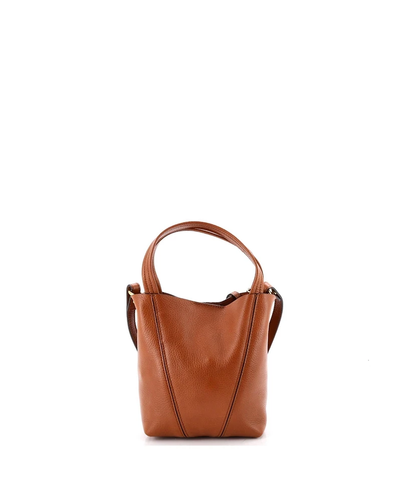 Pre-Owned Chloe Small Spin Tote Leather
