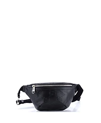 Pre-Owned Gucci Small Belt Bag Gg Embossed Perforated Leather