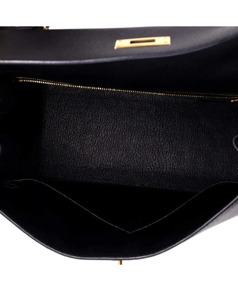 Pre-Owned HERMES Kelly Handbag Epsom with Gold Hardware