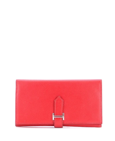 Pre-Owned HERMES Long Bearn Wallet Epsom