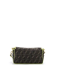 Pre-Owned Fendi Medium Baguette Nm Bag Zucca Canvas
