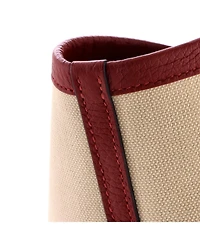 Pre-Owned HERMES Pursangle Tote Canvas with Leather